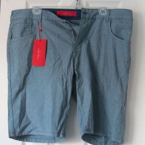 Brand New Blue Zara Man Dress Shorts w/ Tag